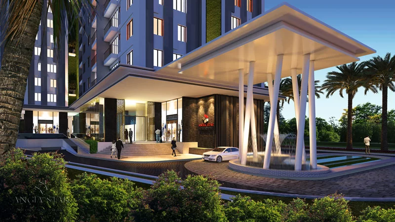 Sảnh đón cư dân tại An Gia Star