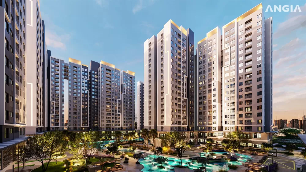 Phối cảnh tổng thể dự án, bối cảnh vị trí WestGate Bình Chánh