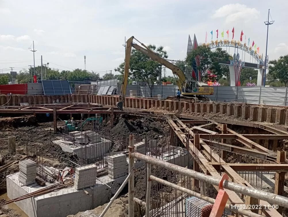 Thi công hầm Westgate