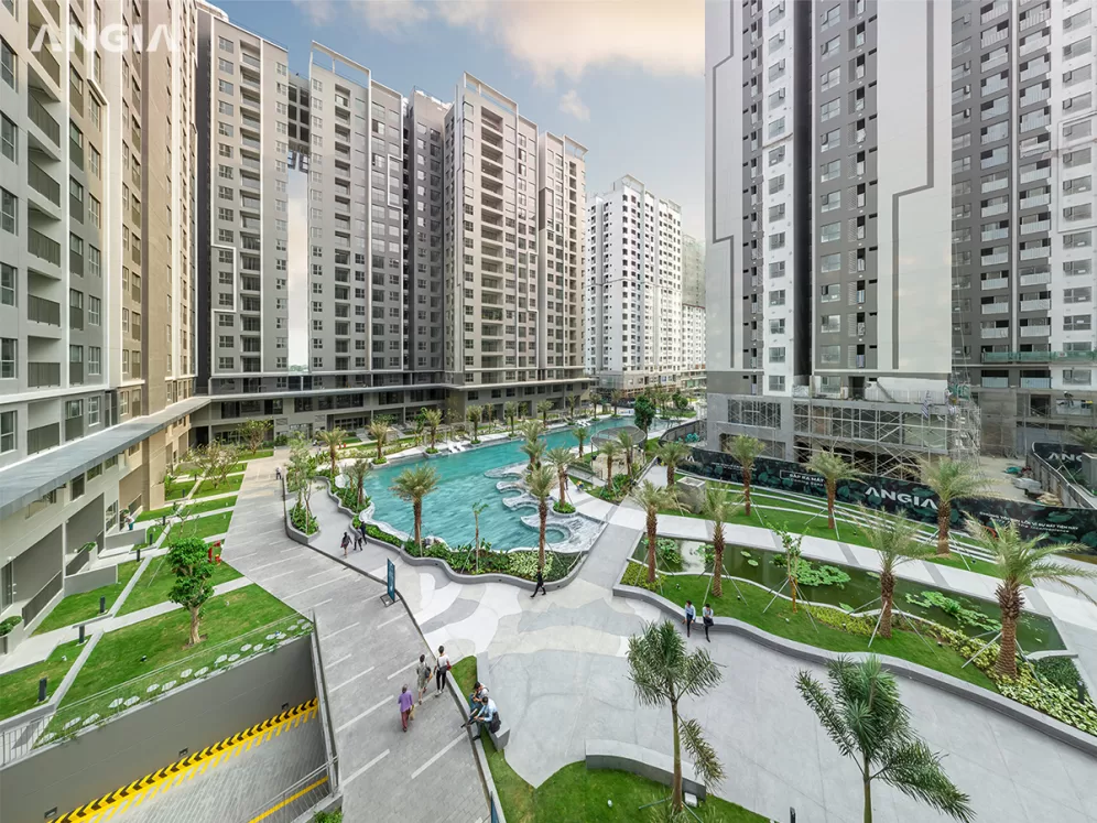 Công viên nội khu WestGate Bình Chánh hoàn thiện tháng 4 năm 2023
