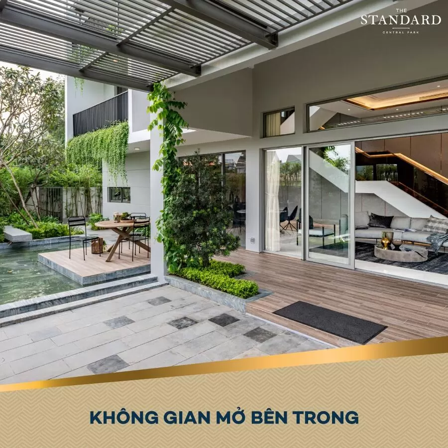 Sân trong nhà mẫu The Standard Bình Dương