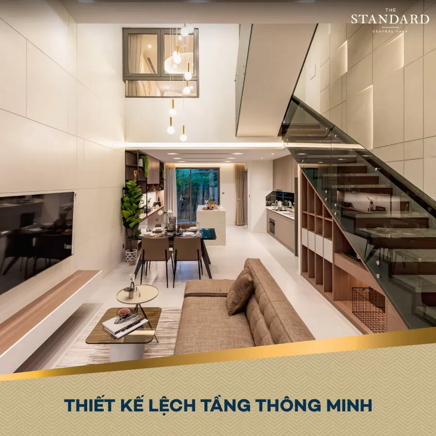 Thiết kế lệch tầng thực tế tại The Standard