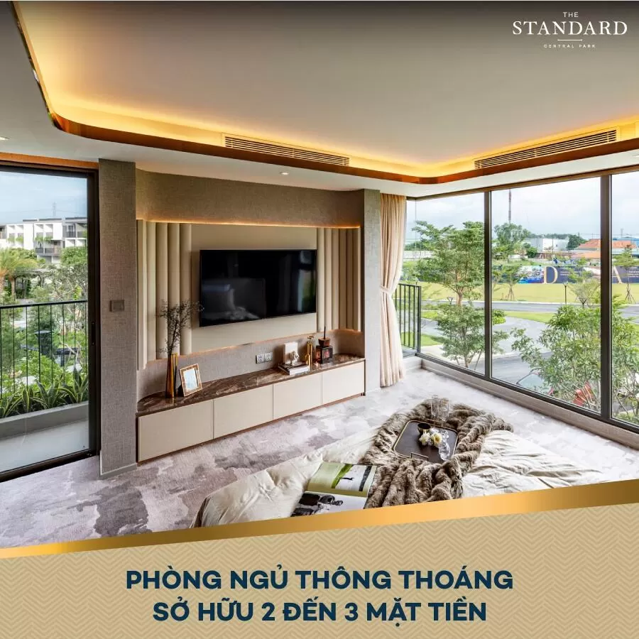 Phòng ngủ nhiều mặt thoáng The Standard