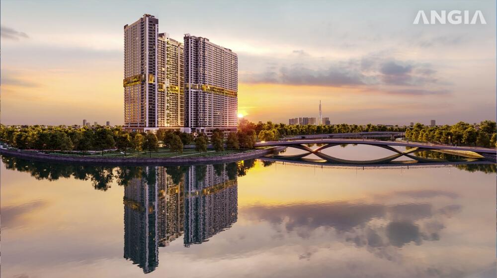 Phối cảnh tổng thể dự án căn hộ The Gió Riverside An Gia