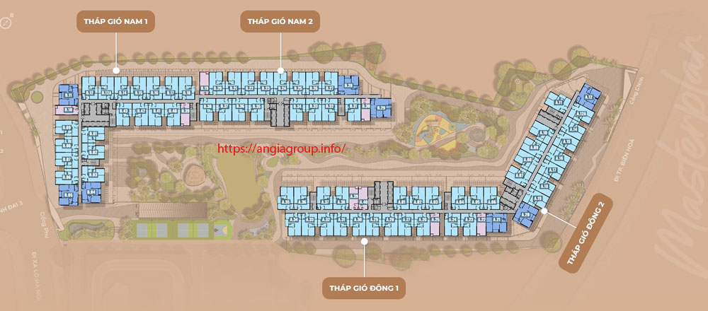 Bảng giá bán dự kiến căn hộ The Gió Riverside An Gia Bình Dương