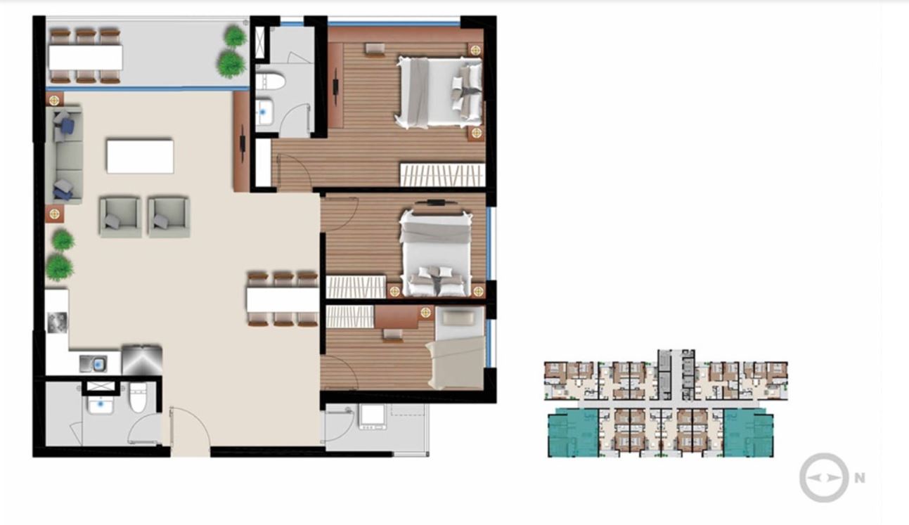 Thiết kế căn hộ An Gia Riverside diện tích 115 m²