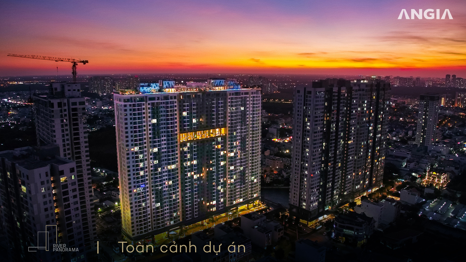 Toàn cảnh dự án River Panorama về đêm