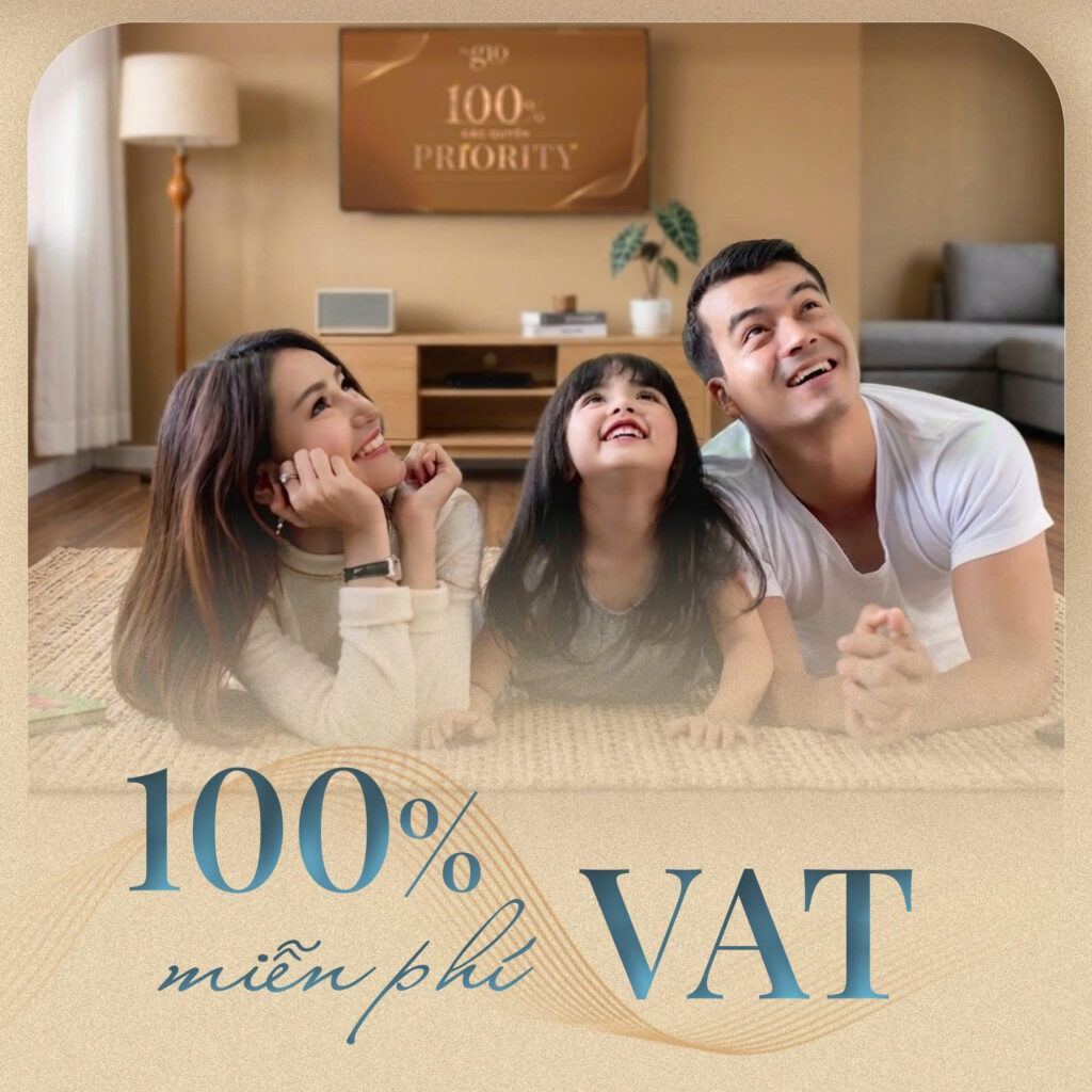 Ưu đãi VAT trong chính sách Priority The Gió Riverside