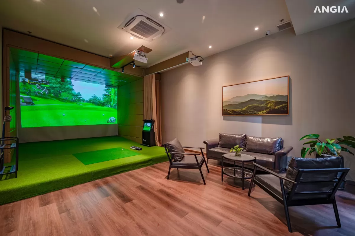 Khu tập golf mô phỏng trong nhà thuộc tiện ích Westgate Bình Chánh