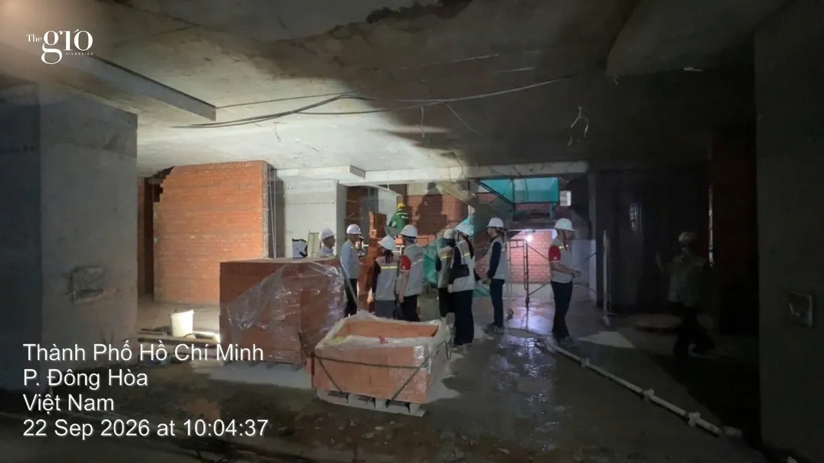 Kỹ sư An Gia và Ricons giám sát chất lượng Kỹ sư An Gia và Ricons giám sát chất lượng tại công trường The Gió Riverside
