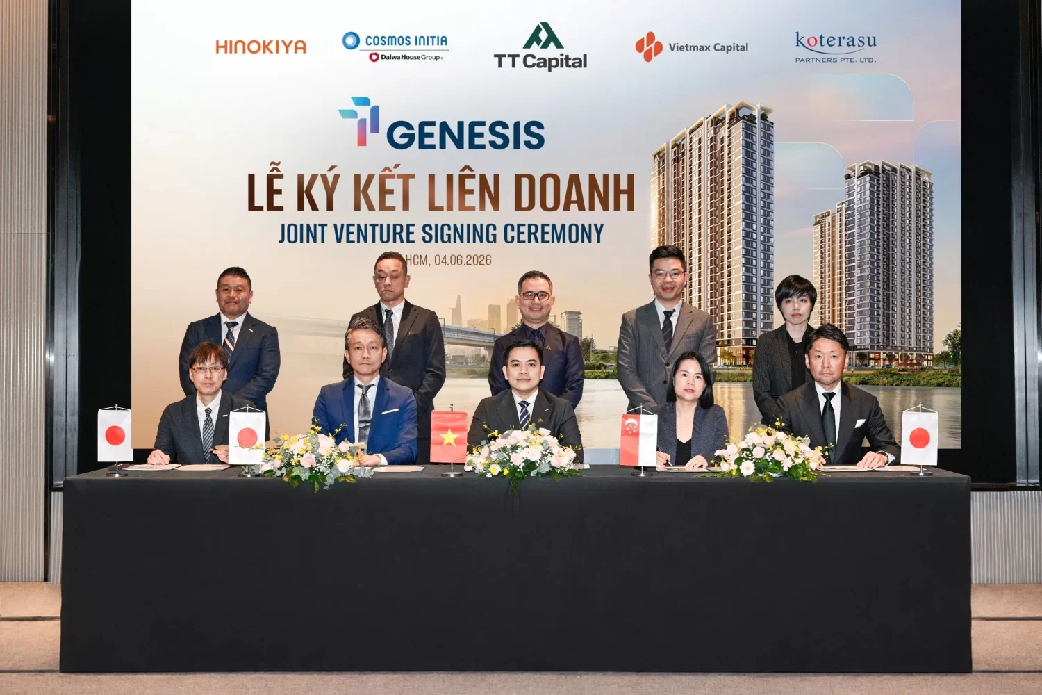 Lễ ký kết liên doanh phát triển dự án TT Genesis ngày 04/06/2026