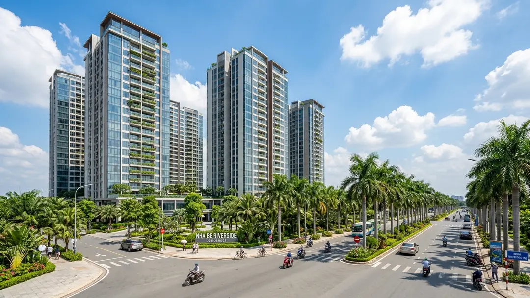 Các dự án căn hộ Nhà Bè mở bán năm 2026 Hình minh họa không gian dự án nhà ở đang được nghiên cứu