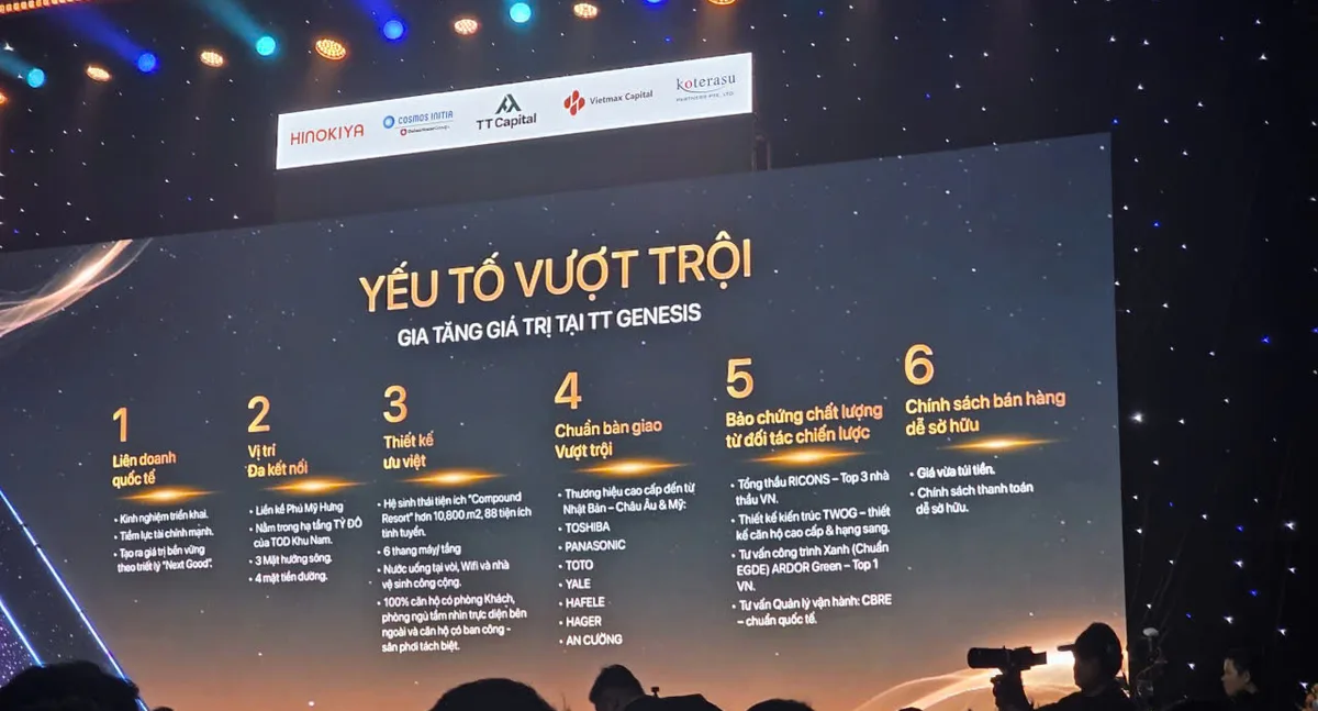 Liên doanh Nhật Bản bảo chứng dự án TT Genesis Khối liên doanh Nhật Bản và đối tác ngân hàng tài trợ vay mua TT Genesis