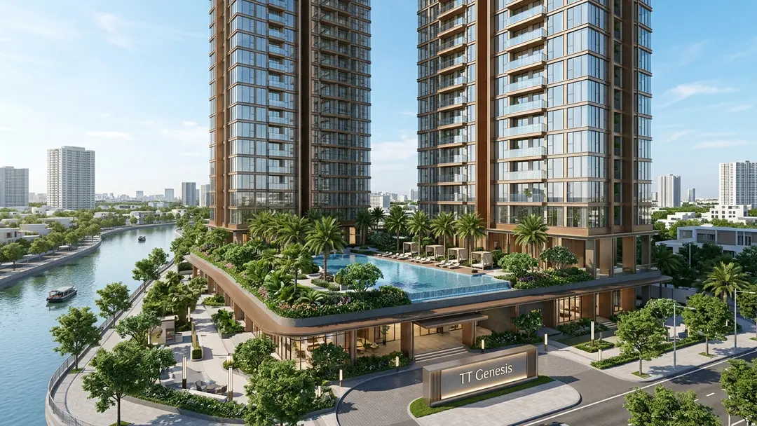 Phối cảnh TT Genesis Đào Sư Tích Phối cảnh minh họa TT Genesis trên đường Đào Sư Tích Nhà Bè