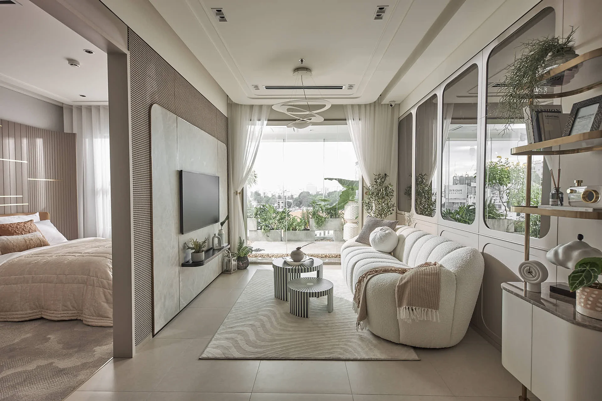 Khu bếp và bàn ăn hiện đại bàn giao thiết bị cao cấp tại căn hộ River Collection