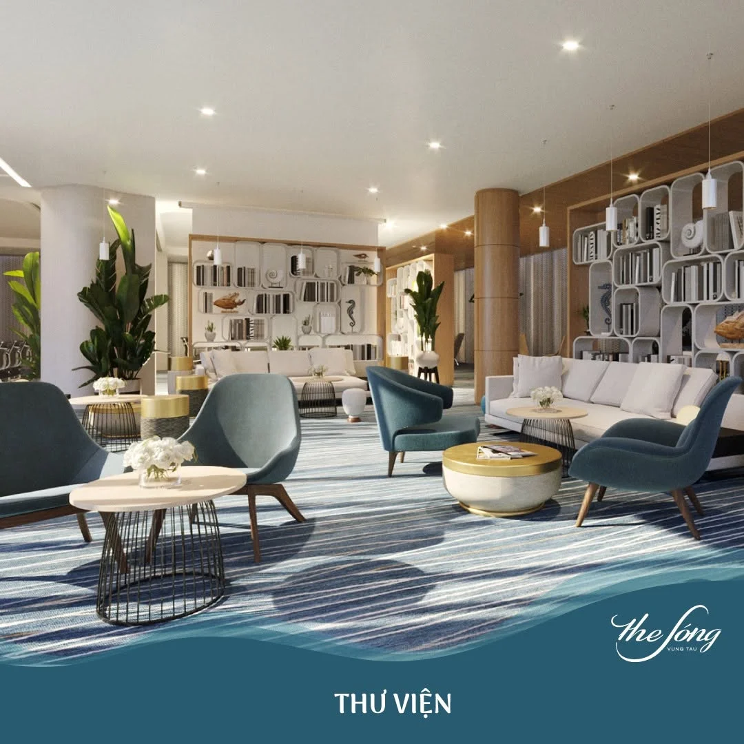Thư viện đọc sách tầng 4 The Sóng