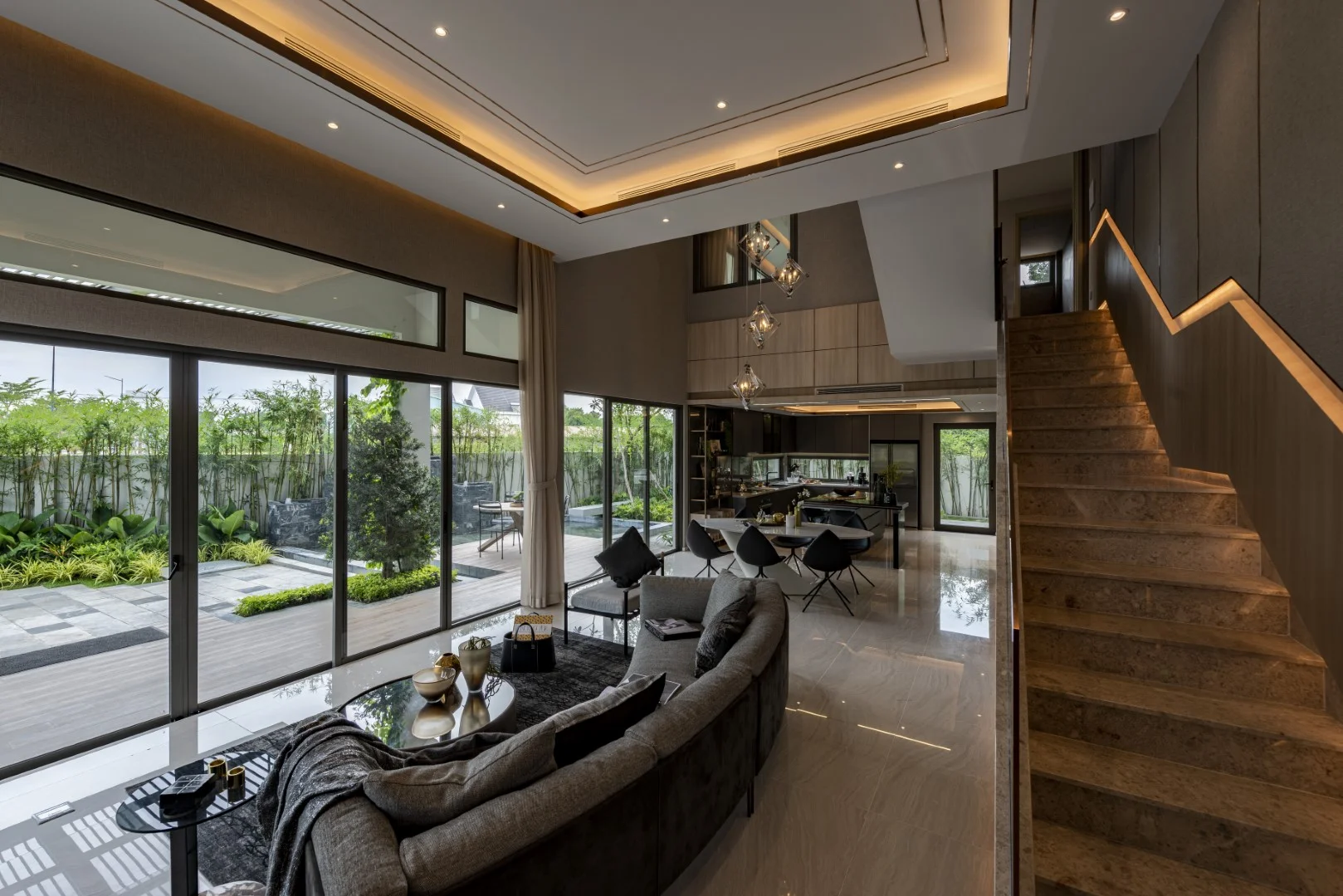 Mặt tiền thực tế biệt thự nhà phố The Standard Bình Dương