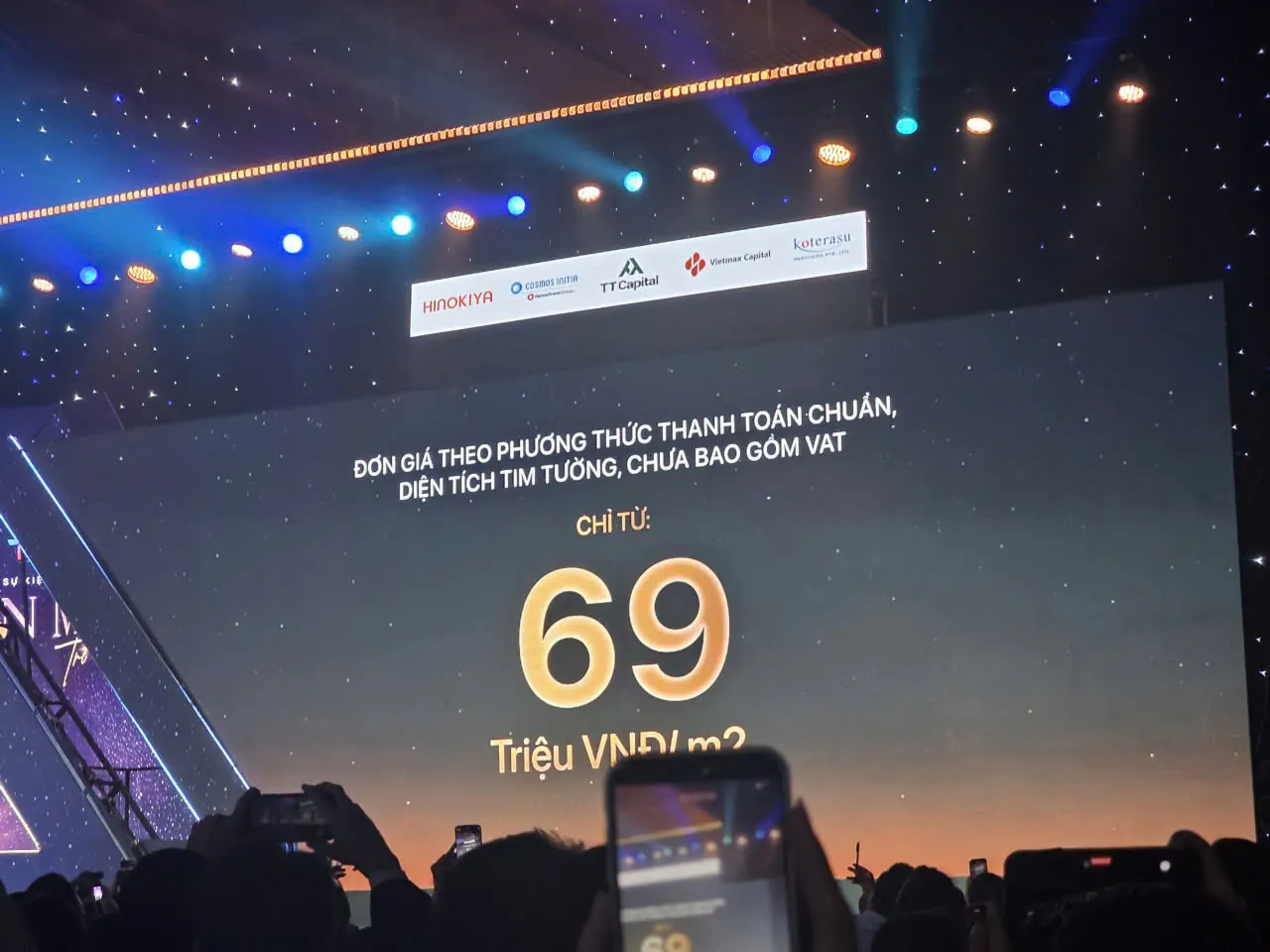 Đơn giá mở bán TT Genesis 69 triệu/m2 Công bố đơn giá mở bán 69 triệu đồng trên mét vuông tại lễ kick-off dự án TT Genesis