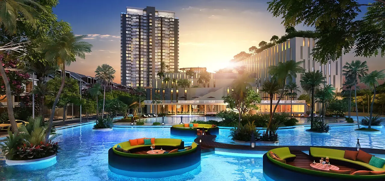 Hồ bơi An Gia Riverside Quận 7